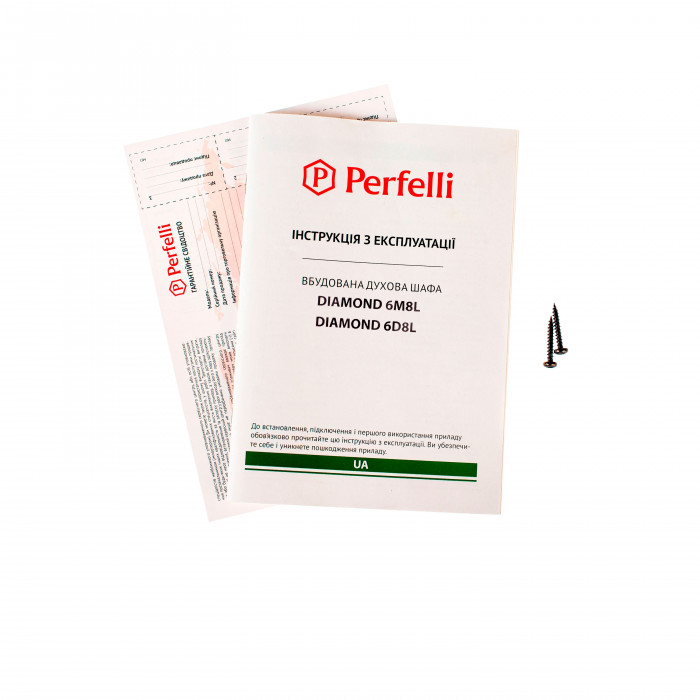 Духова шафа електрична PERFELLI DIAMOND 6M8L NERO