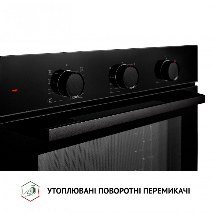 Духова шафа електрична PERFELLI DIAMOND 6M8L NERO