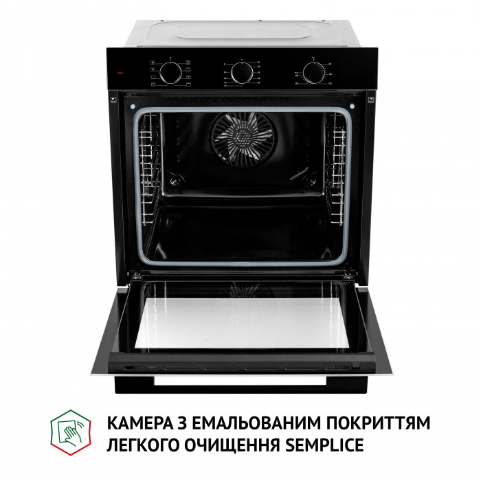Духова шафа електрична PERFELLI DIAMOND 6M8L NERO