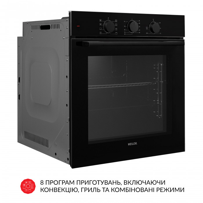 Духова шафа електрична WEILOR FPO6F8BK
