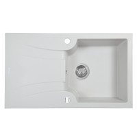 Мийка кухонна гранітна PERFELLI FELICINETTO PGF 114-78 WHITE