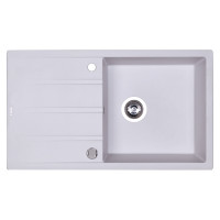 Мийка кухонна гранітна PERFELLI RIVIERA PGR 114-86  WHITE