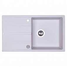 Мийка кухонна гранітна PERFELLI RIVIERA PGR 114-86  WHITE
