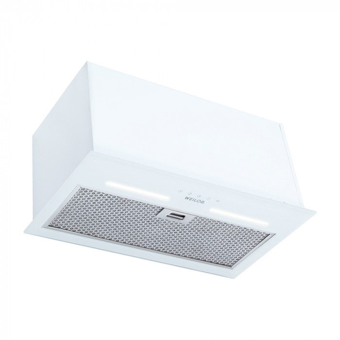 Витяжка повновбудована WEILOR PBS 52300 GLASS WH 1000 LED Strip