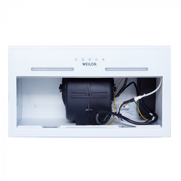 Витяжка повновбудована WEILOR PBS 52300 GLASS WH 1000 LED Strip