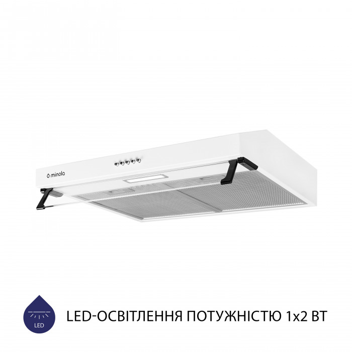 Витяжка плоска MINOLA HPL 514 WH