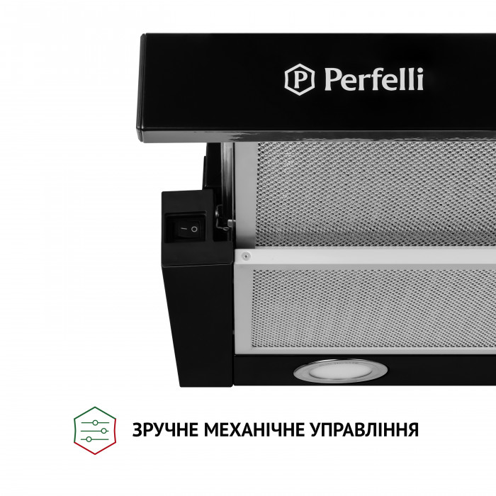 Витяжка телескопічна PERFELLI TL 6212 BL 700 LED