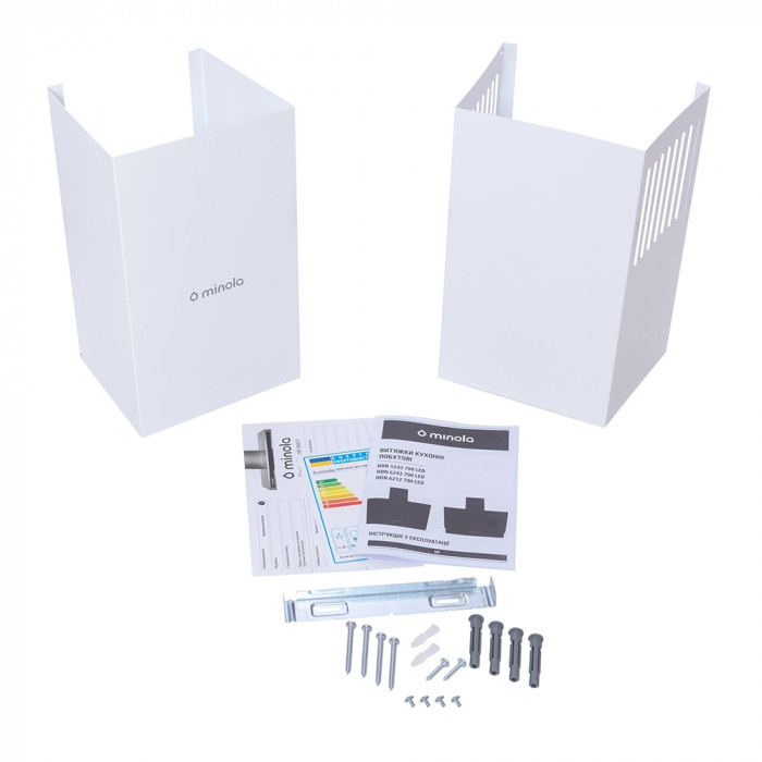 Витяжка декоративна похила MINOLA HDN 5242 WH 700 LED