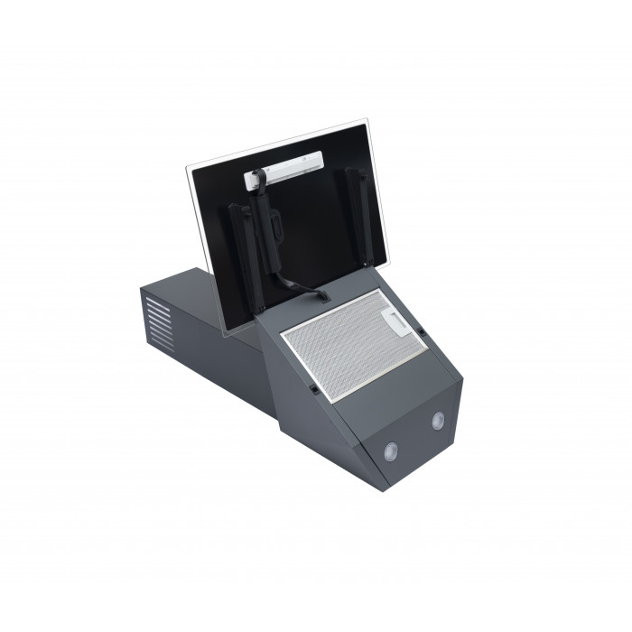 Витяжка декоративна похила PERFELLI DNS 5272 D 700 SG LED