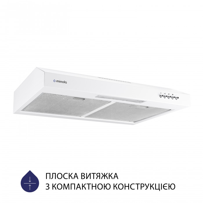 Витяжка плоска MINOLA HPL 512 WH
