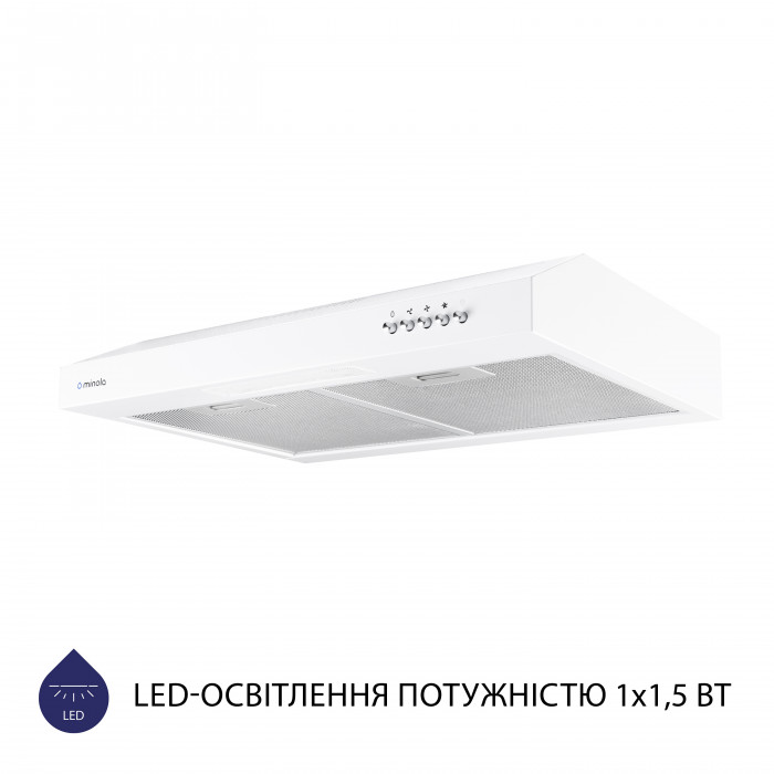 Витяжка плоска MINOLA HPL 512 WH