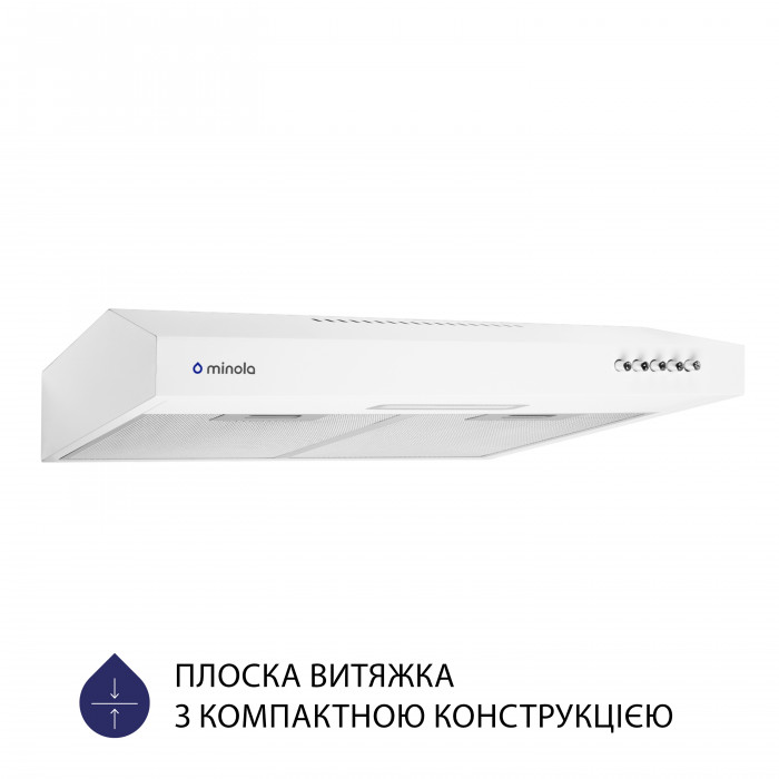 Витяжка плоска MINOLA HPL 513 WH