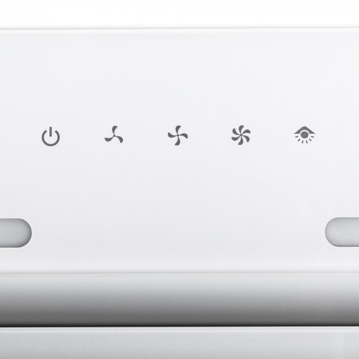 Витяжка повновбудована MINOLA HBI 6673 WH GLASS 1000 LED Line