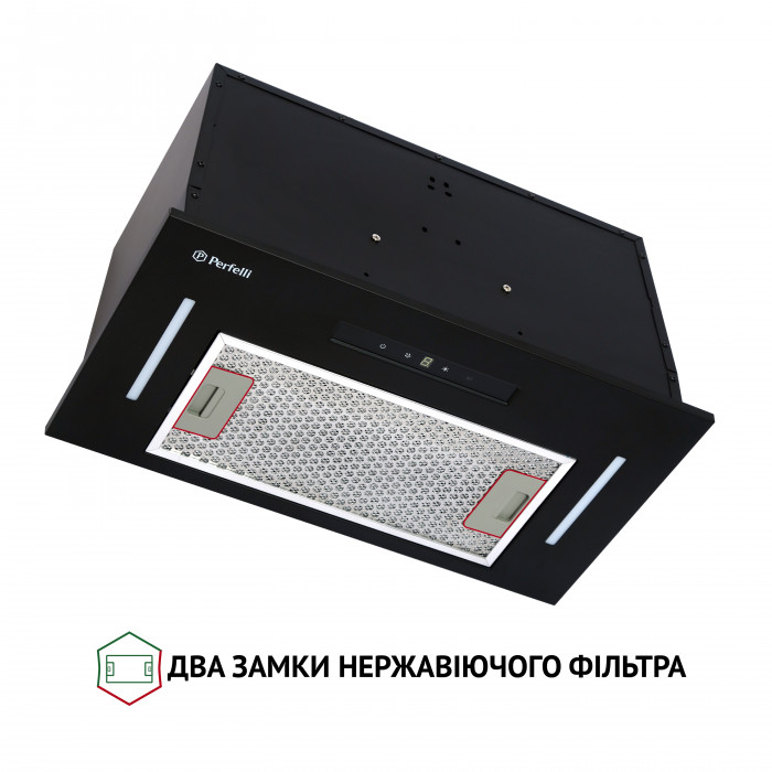 Витяжка повновбудована PERFELLI BIS 5653 BL 1000 LED