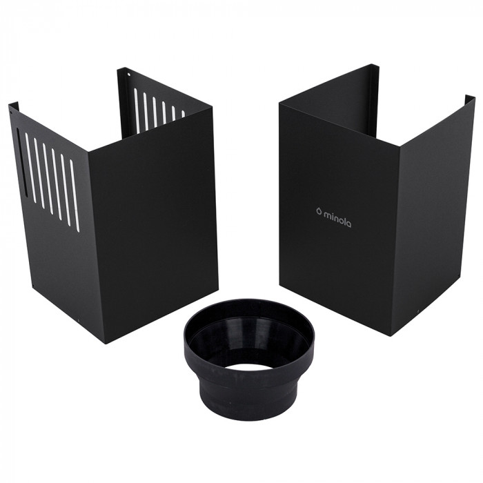 Витяжка декоративна похила MINOLA HVS 9412 BL 850 LED