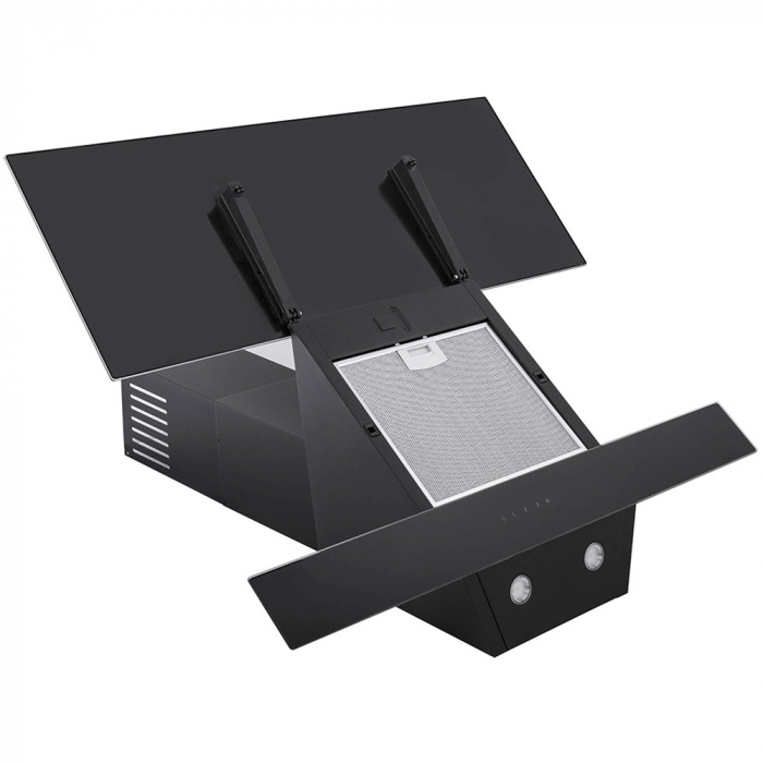 Витяжка декоративна похила MINOLA HVS 9412 BL 850 LED