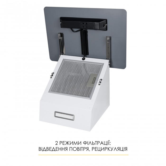 Витяжка декоративна похила WEILOR AURA WDS 63 WHITE