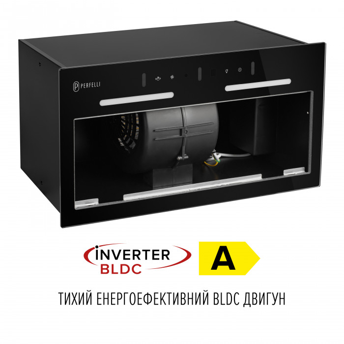 Витяжка повновбудована PERFELLI VIOLA 5QWRB NERO SILENZIO