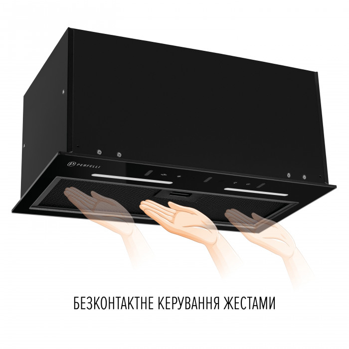 Витяжка повновбудована PERFELLI VIOLA 5QWRB NERO SILENZIO