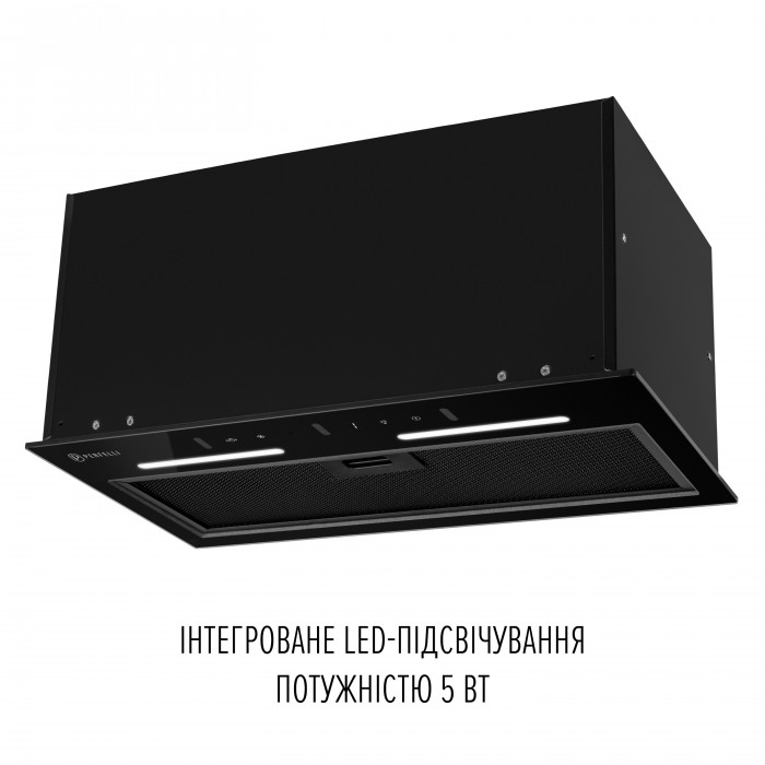 Витяжка повновбудована PERFELLI VIOLA 5QWRB NERO SILENZIO