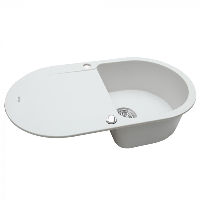 Мийка кухонна гранітна PERFELLI IZETTA OGI 114-78  WHITE