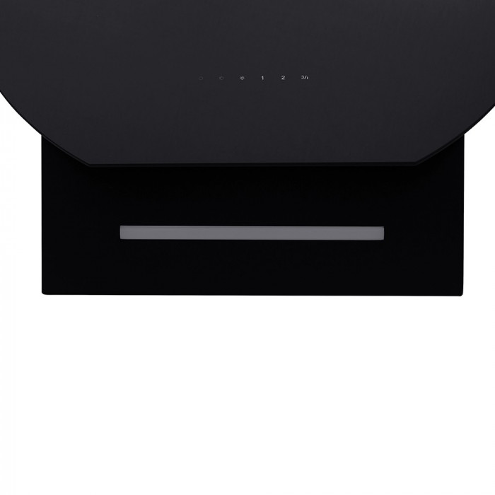 Витяжка декоративна похила PERFELLI DNS 67123 B 1100 BL LED Strip