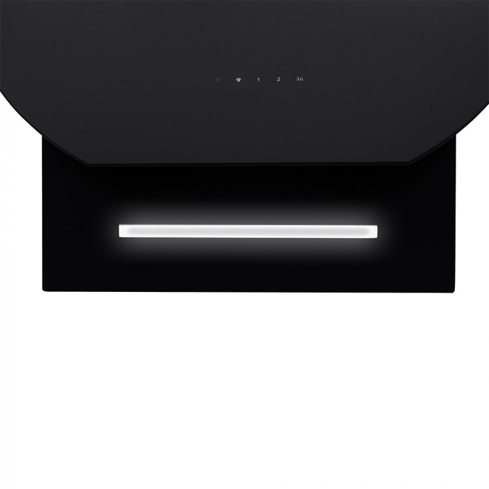 Витяжка декоративна похила PERFELLI DNS 67123 B 1100 BL LED Strip