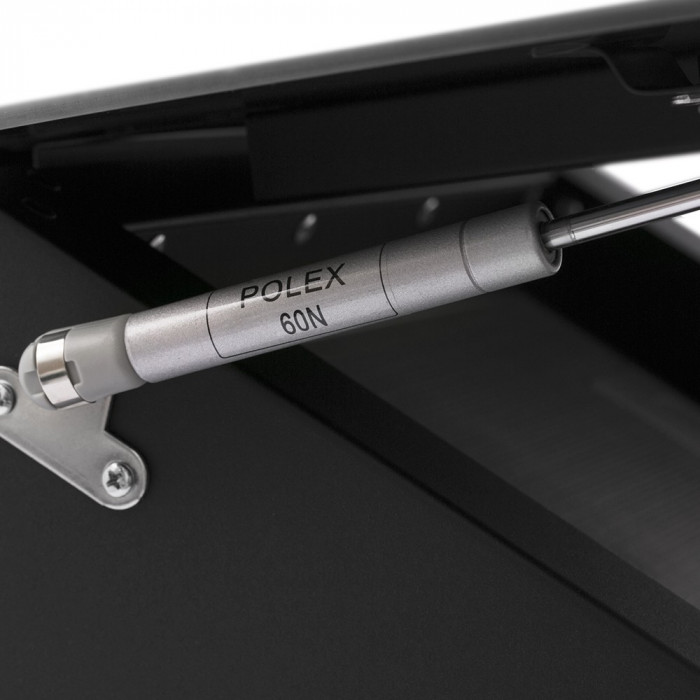 Витяжка декоративна похила PERFELLI DNS 67123 B 1100 BL LED Strip