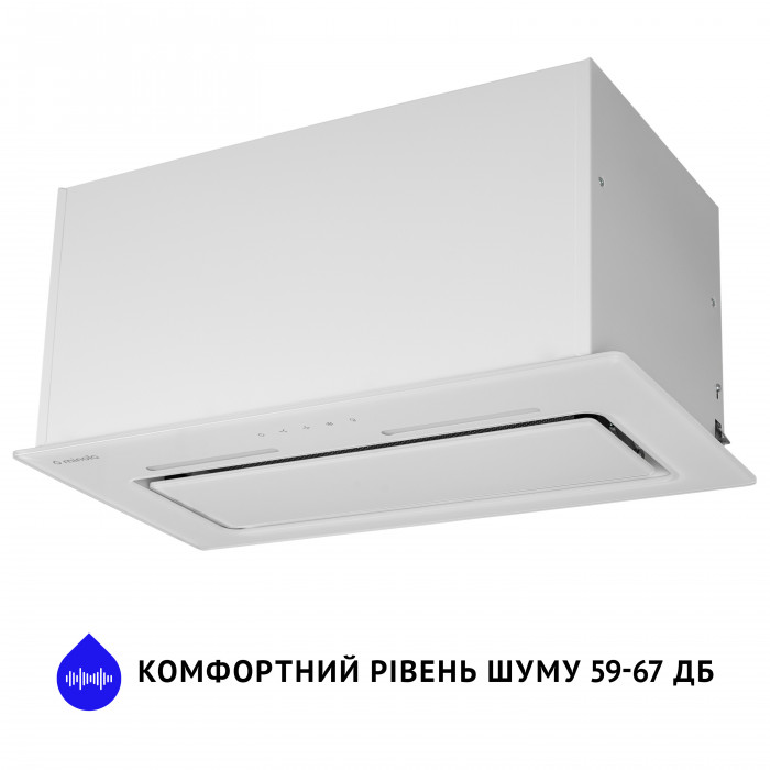 Витяжка повновбудовувана MINOLA HBI 6873 WH GLASS 1200 LED Line