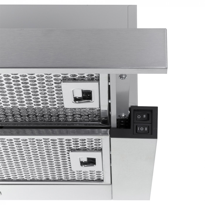 Витяжка телескопічна PERFELLI TL 6316 Full Inox 700 LED