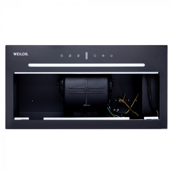 Витяжка повновбудована WEILOR PBSR 52302 GLASS FBL 1100 LED Strip