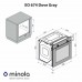 Духова шафа електрична MINOLA EO 674 Dove Gray