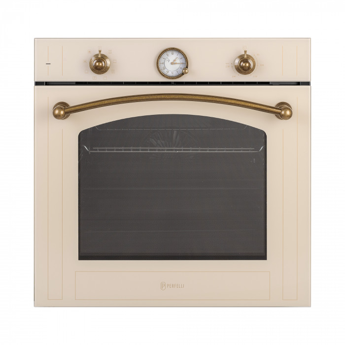 Духова шафа електрична PERFELLI VINTAGE 6A8N BEIGE