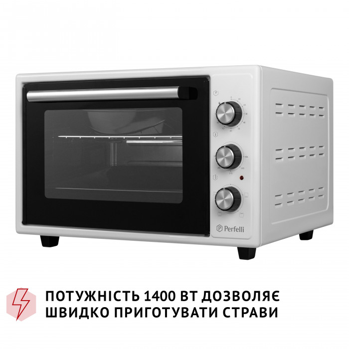 Електрична піч PERFELLI MIRAGE 37 WHITE