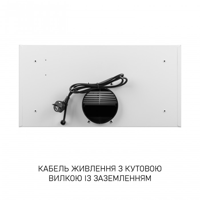 Витяжка повновбудована MINOLA HBI 6473 WH GLASS 800 LED Line