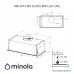 Витяжка повновбудована MINOLA HBI 6473 WH GLASS 800 LED Line