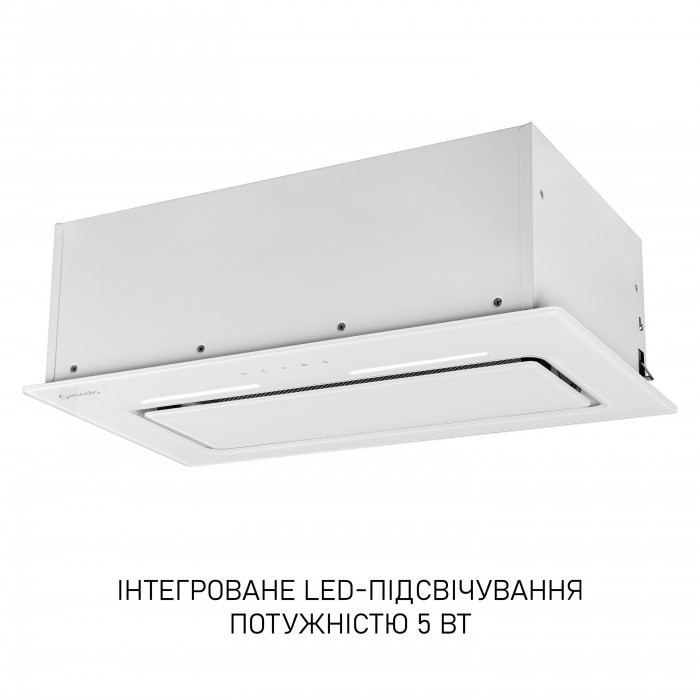 Витяжка повновбудована MINOLA HBI 6473 WH GLASS 800 LED Line