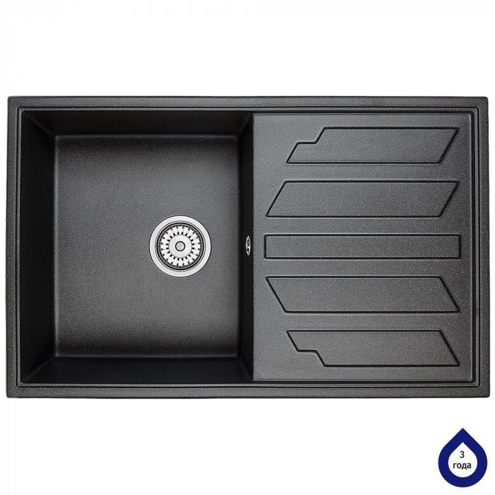 Миття кухонне гранітне MINOLA MPG 71150-79 Антрацит (металік)