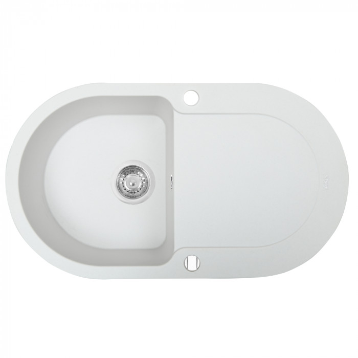Мийка кухонна гранітна PERFELLI IZETTA OGI 114-78  WHITE