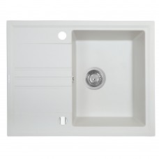 Мийка кухонна гранітна PERFELLI SILVE PGS 134-64 WHITE