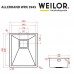 Мийка кухонна нержавіюча сталь WEILOR ALLERHAND WRX 3945