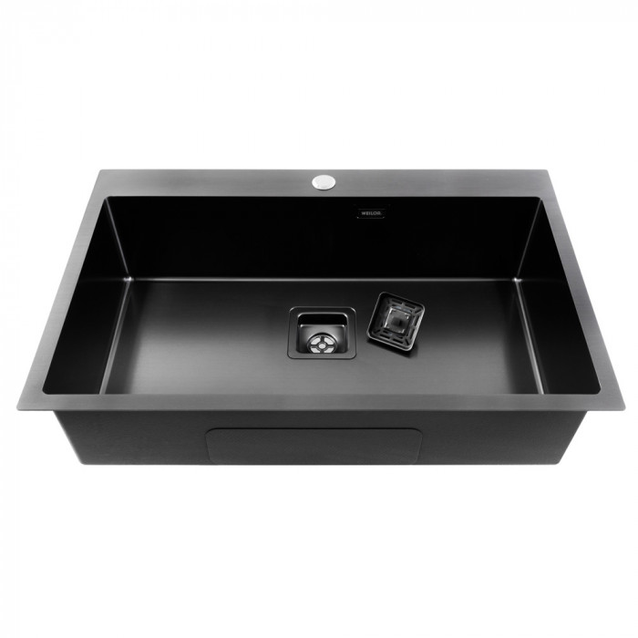 Мийка кухонна нержавіюча сталь WEILOR FILIGRAN WRC 7750 GRAPHIT