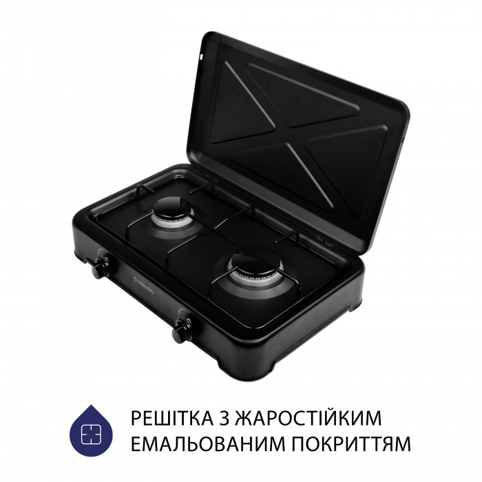 Настільна газова плита MINOLA TGH 200 BL
