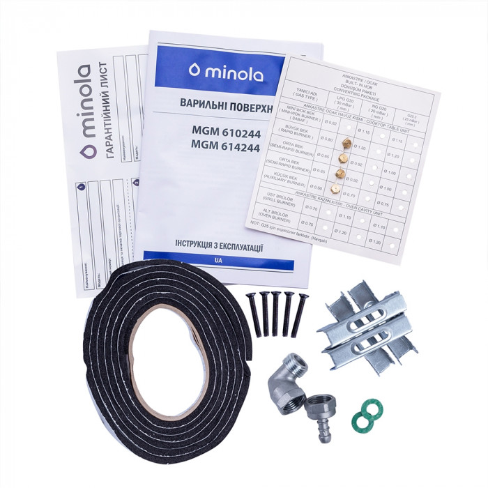 Поверхня газова на металі MINOLA MGM 614244 IV Vintage Rustic