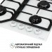Поверхня газова на склі PERFELLI HGG 61424 WH