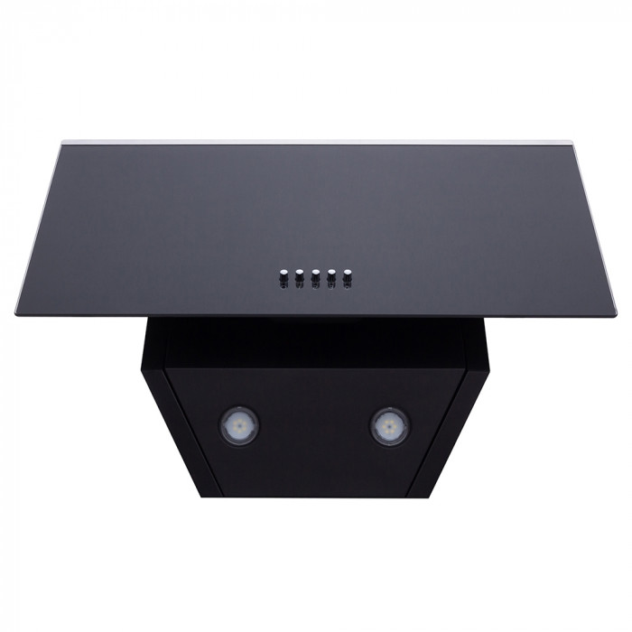 Витяжка декоративна похила MINOLA HDN 6222 BL/INOX 700 LED