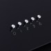 Витяжка декоративна похила MINOLA HDN 6222 BL/INOX 700 LED