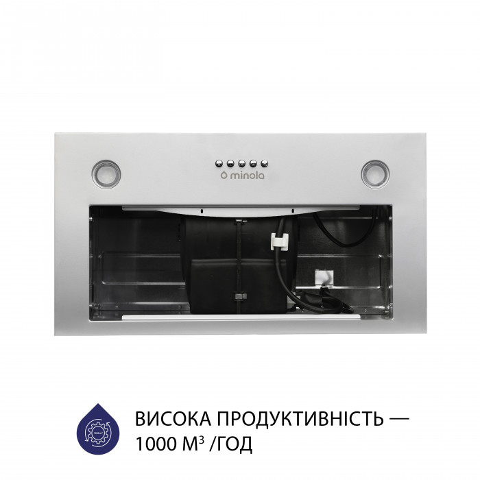Витяжка повновбудована MINOLA HBI 5627 GR 1000 LED