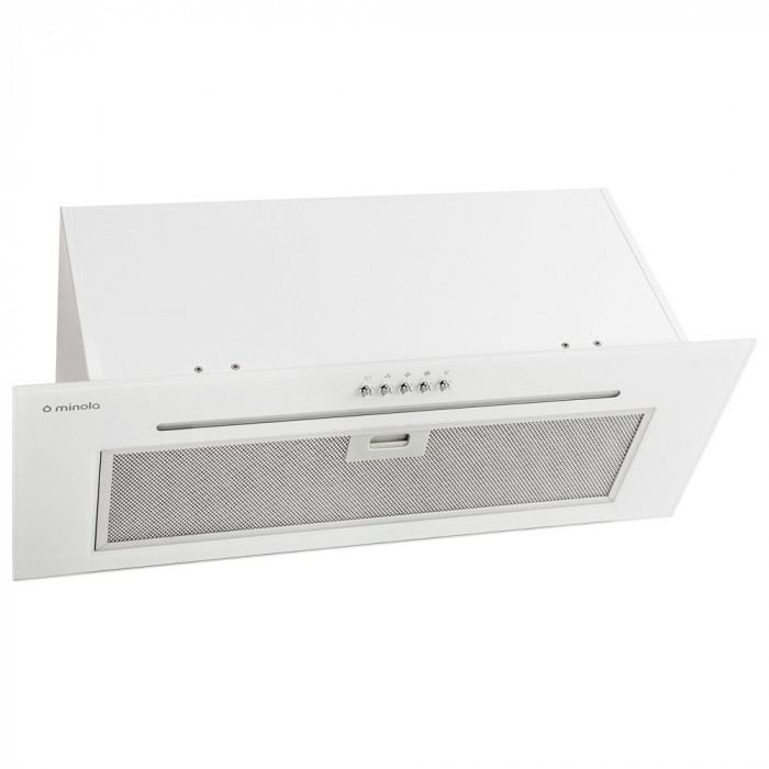 Витяжка повновбудована MINOLA HBI 7664 WH GLASS 1000 LED Line