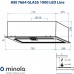 Витяжка повновбудована MINOLA HBI 7664 WH GLASS 1000 LED Line